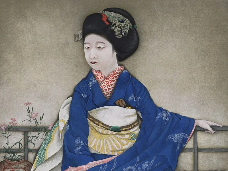 1894-Gyoshū Hayami - Kyoto Geisha